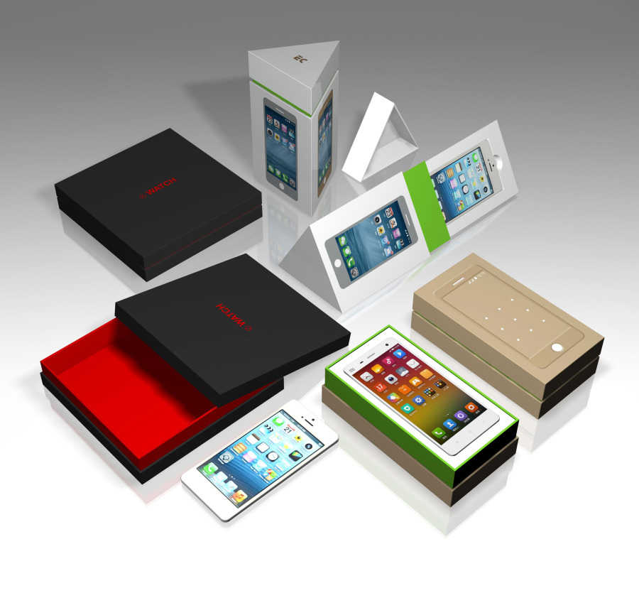 簡約與創(chuàng)意 三款手機(jī)盒包裝平面設(shè)計解析